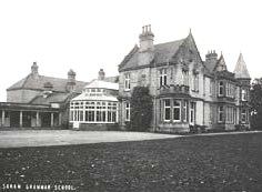 undated - Soham Grammar School at 'Beechurst', note the Conservatory and the Cloisters.